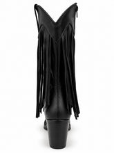 Load image into Gallery viewer, Black Garden Bota Western