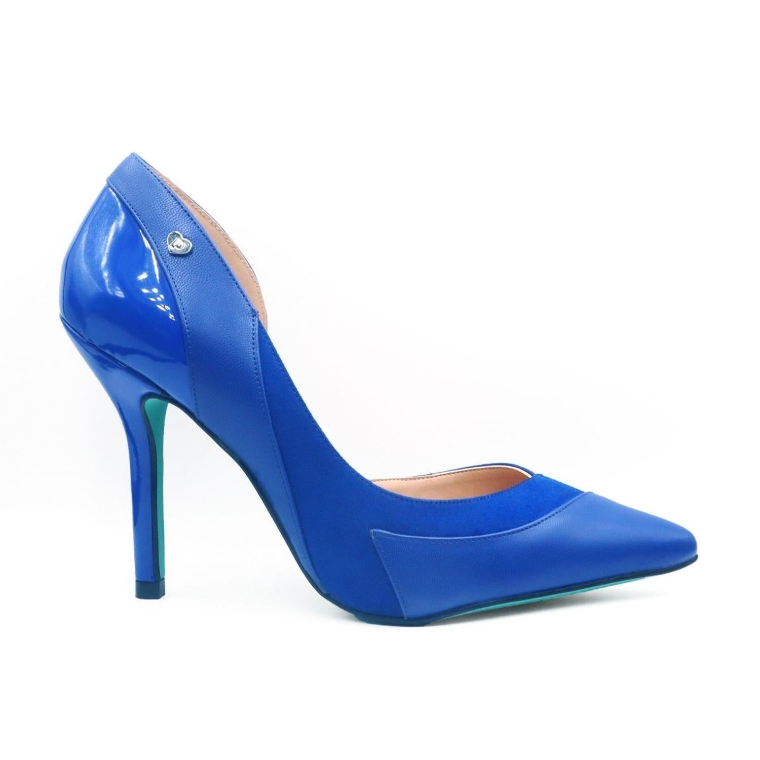 Scarpin azul royal store vizzano