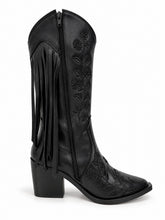 Load image into Gallery viewer, Black Garden Bota Western

