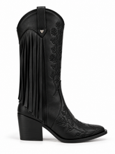 Load image into Gallery viewer, Black Garden Bota Western
