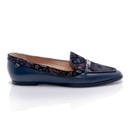 206-013 Navy Garden Mocasin